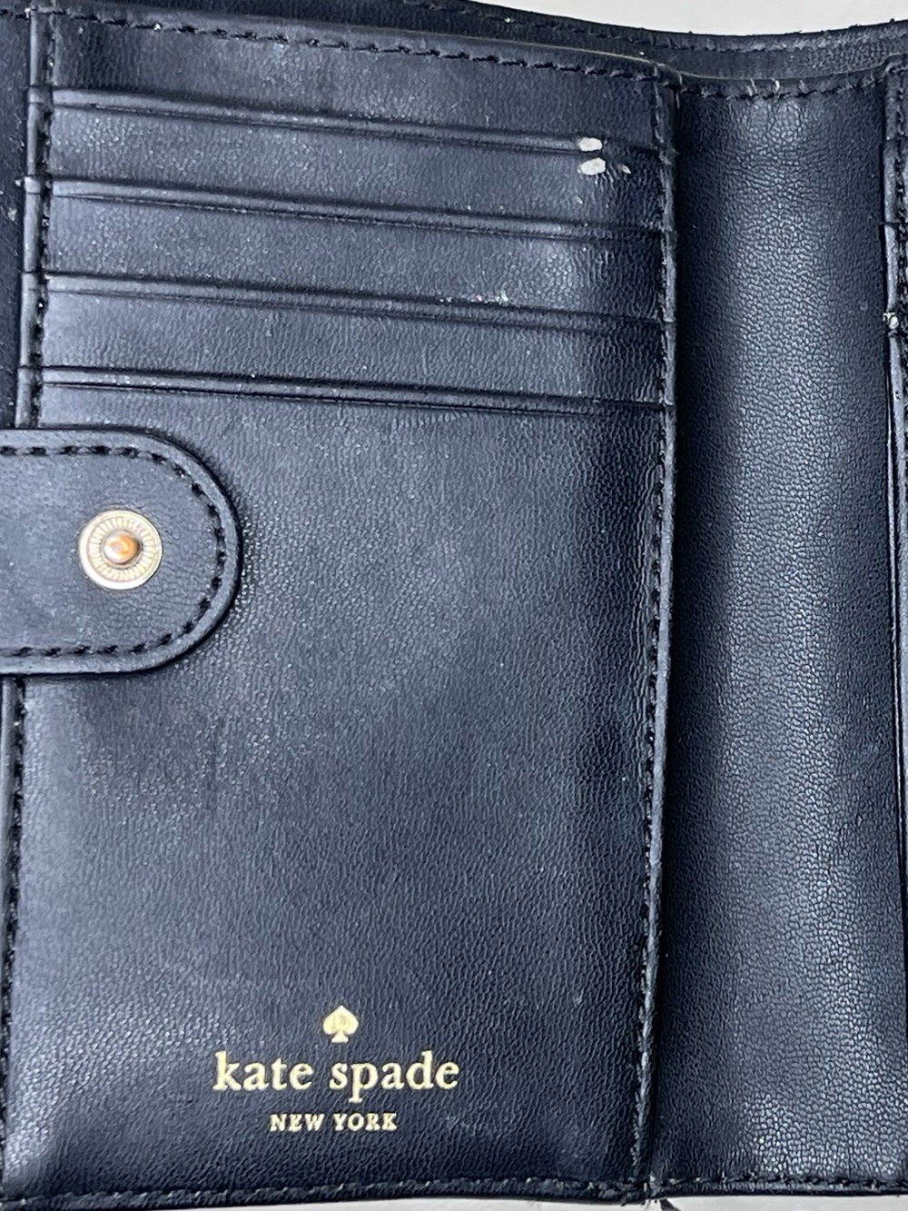 Kate Spade Grove Street Tellie Black Leather Wallet - Picture 13 of 15